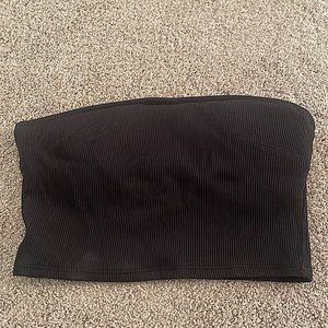 Aerie Small Black Bandeau Bikini Top